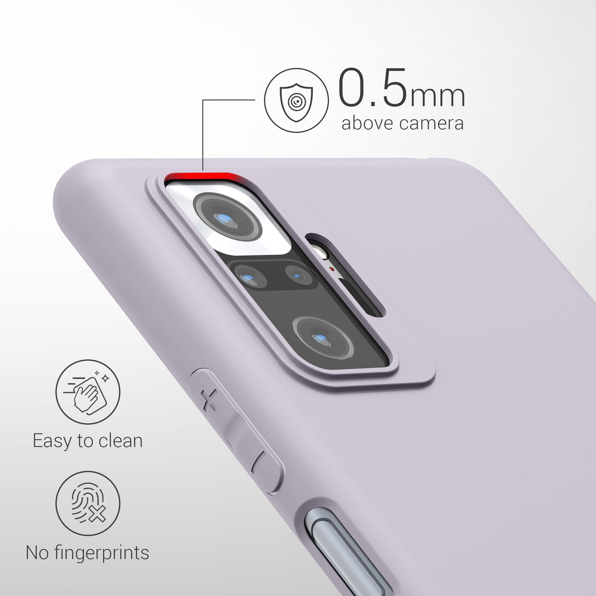 Xiaomi Redmi Note 10 Pro Phone Case Matt Silicone