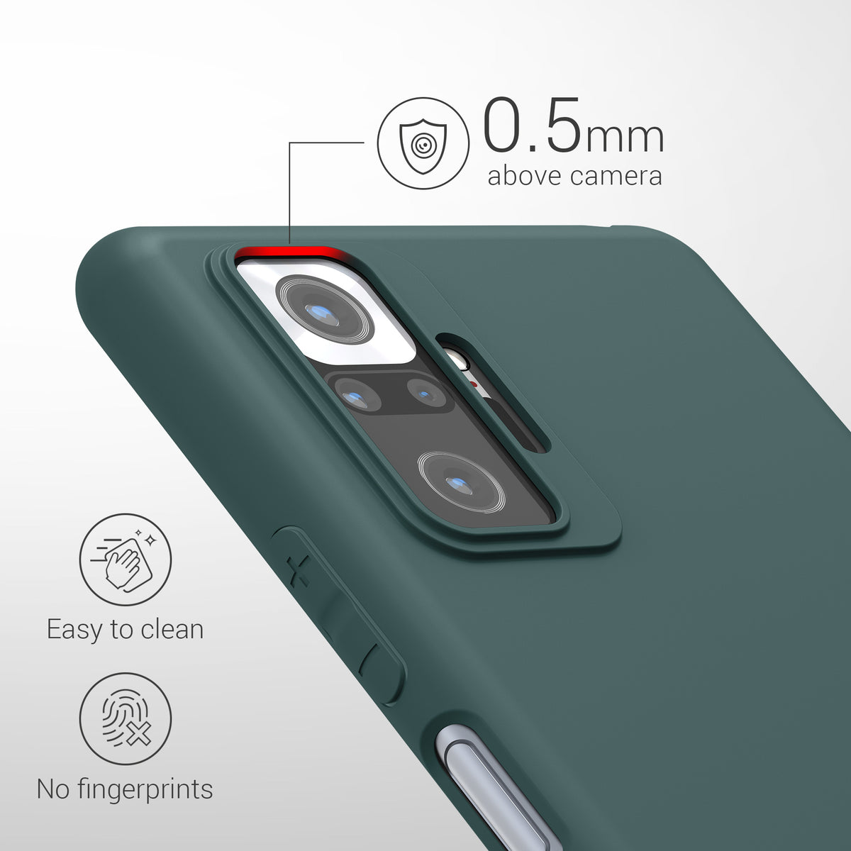 Xiaomi Redmi Note 10 Pro Phone Case Matt Silicone
