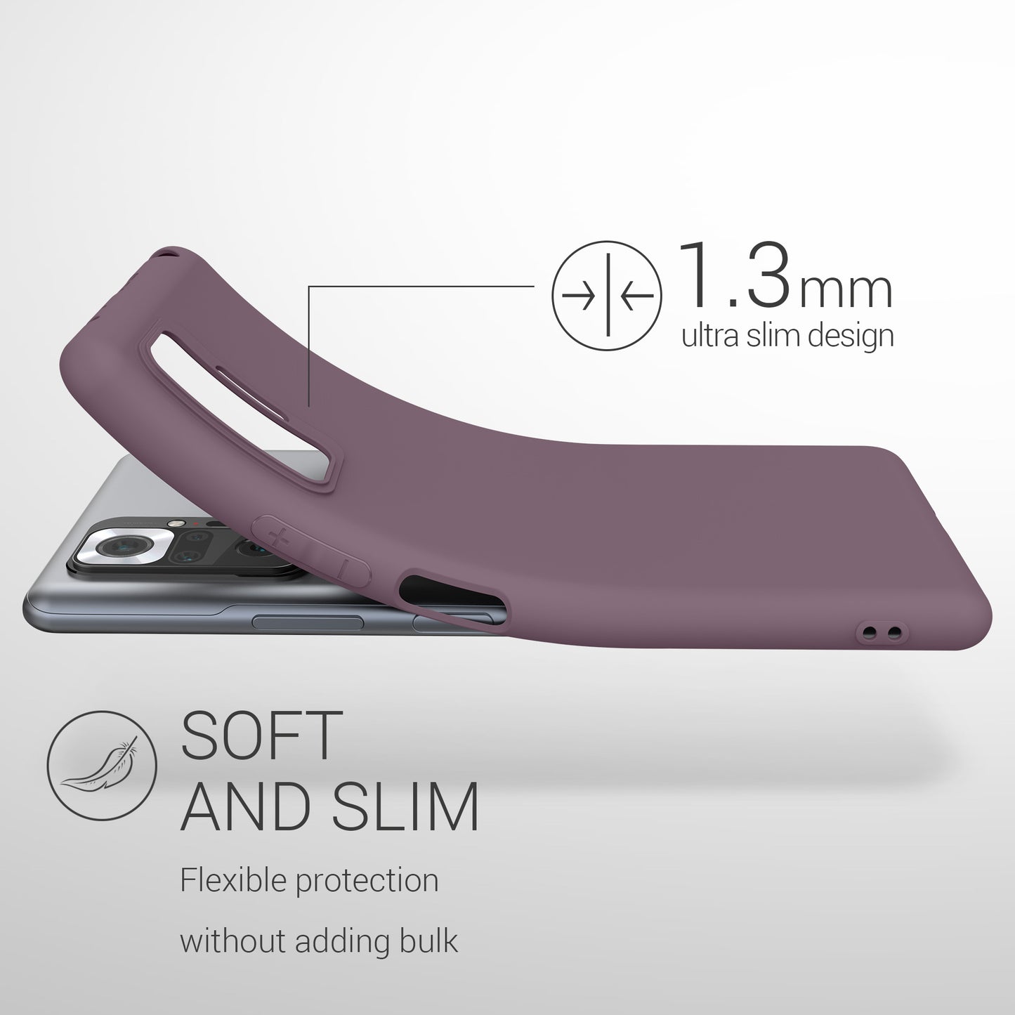 Xiaomi Redmi Note 10 Pro Phone Case Matt Silicone