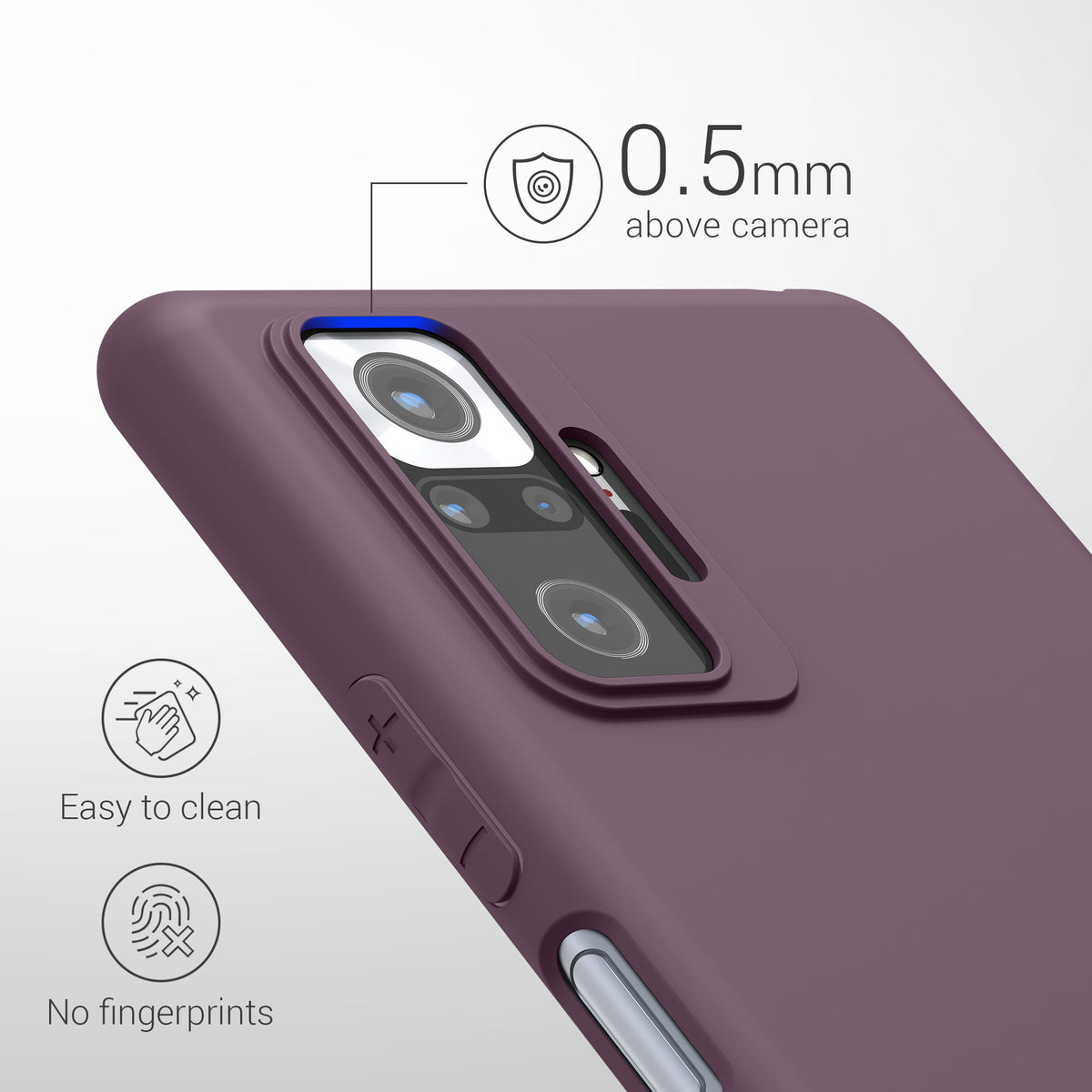 Xiaomi Redmi Note 10 Pro Phone Case Matt Silicone