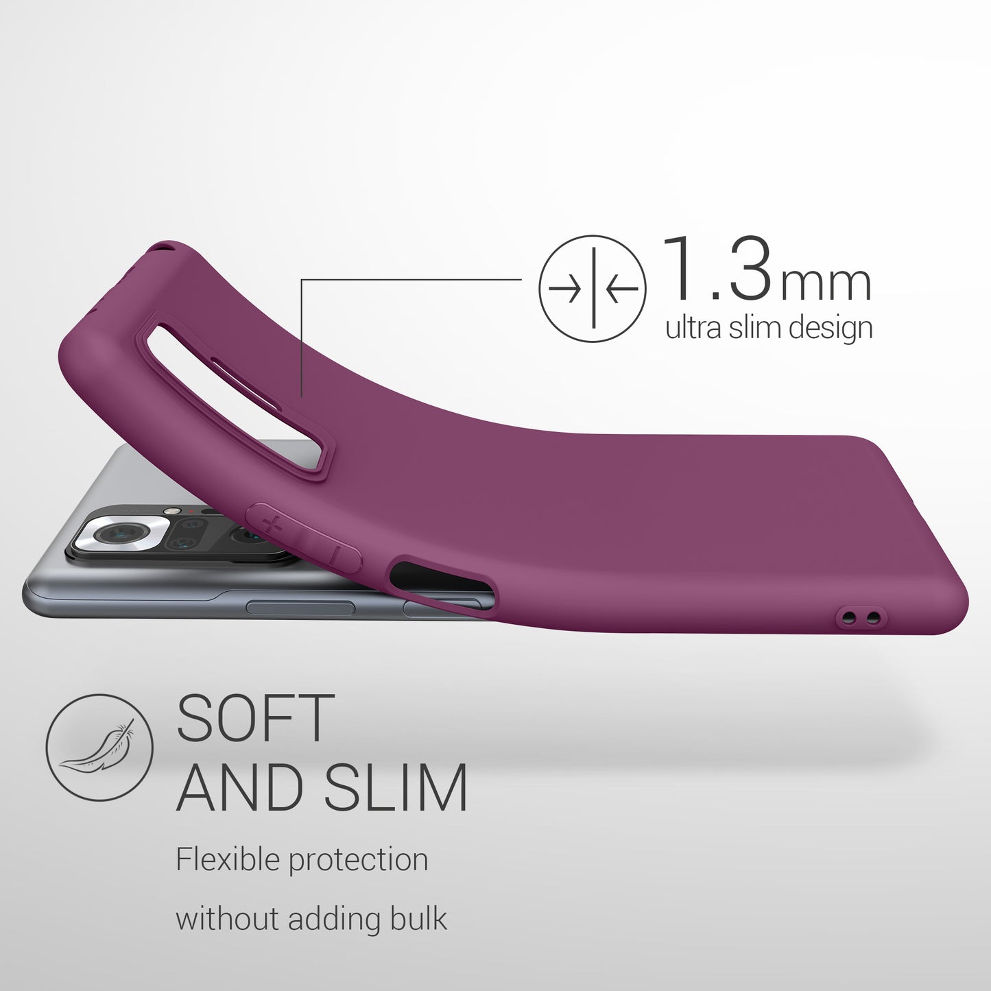 Xiaomi Redmi Note 10 Pro Phone Case Matt Silicone