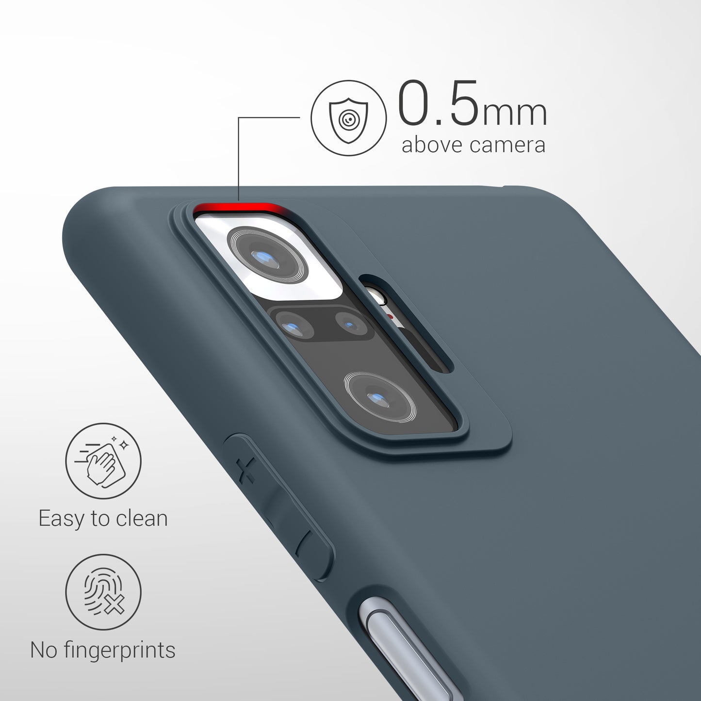 Xiaomi Redmi Note 10 Pro Phone Case Matt Silicone