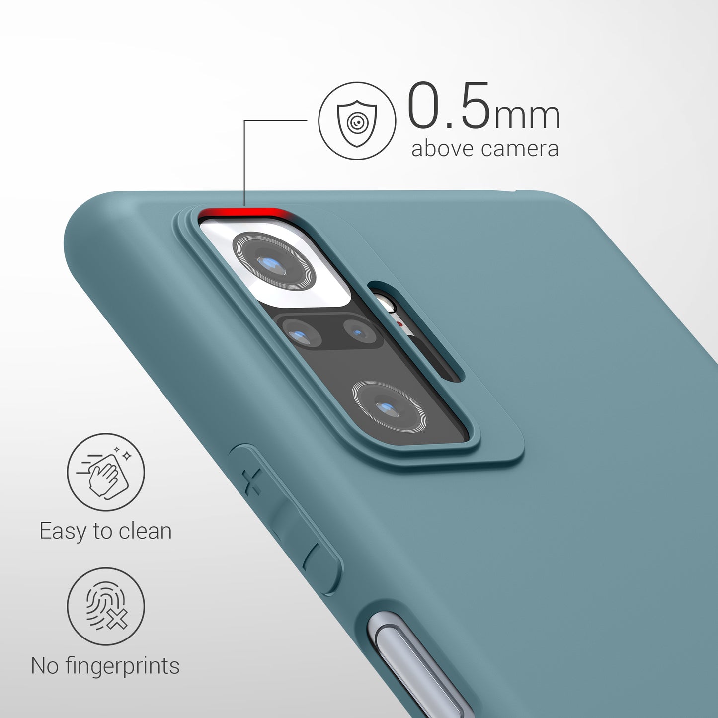 Xiaomi Redmi Note 10 Pro Phone Case Matt Silicone
