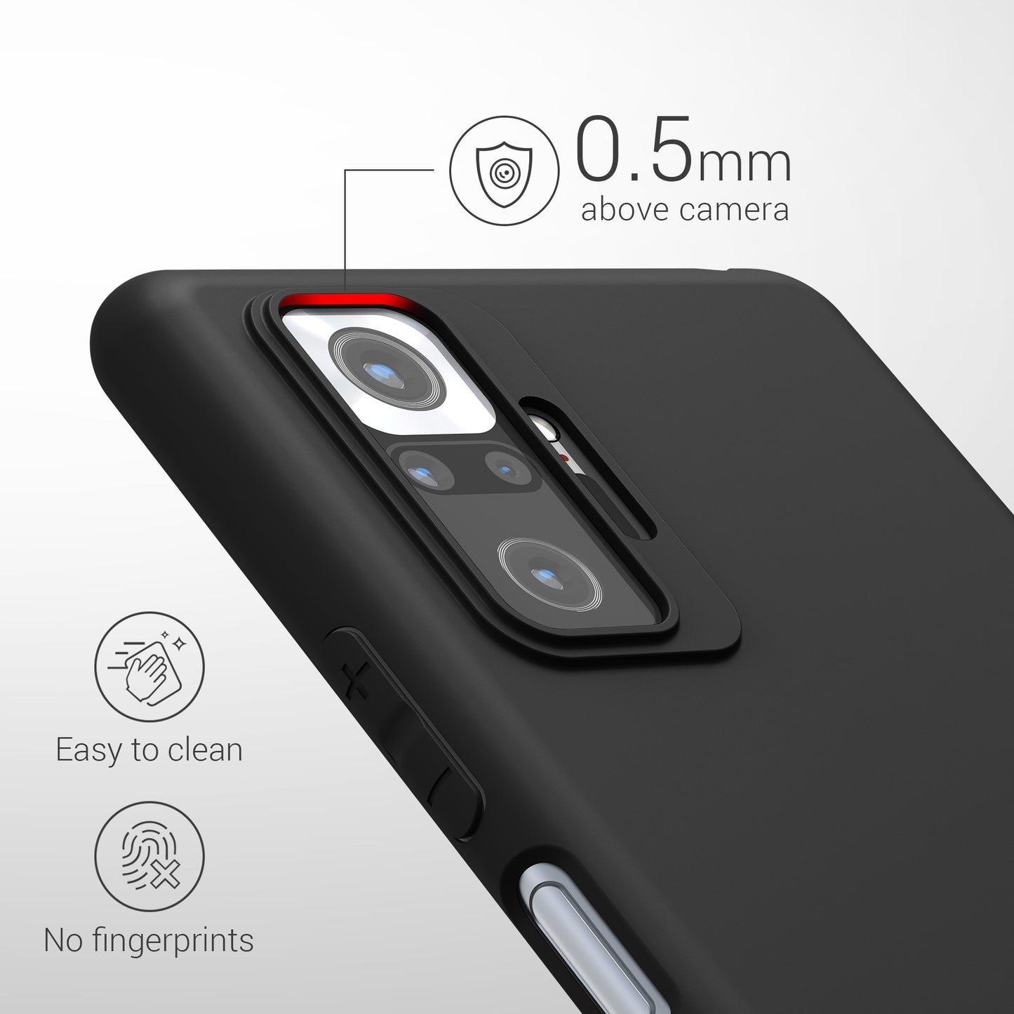 Xiaomi Redmi Note 10 Pro Phone Case Matt Silicone