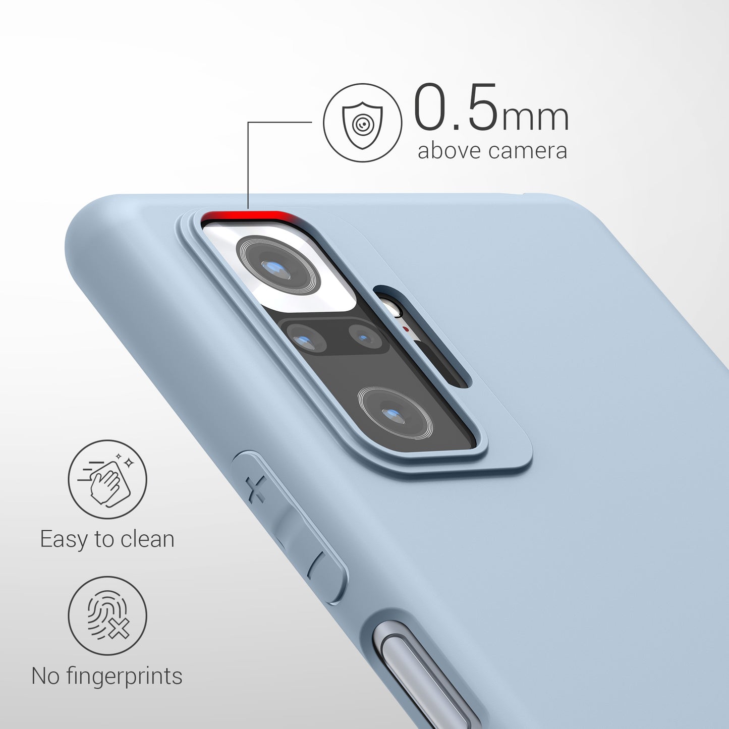 Xiaomi Redmi Note 10 Pro Phone Case Matt Silicone