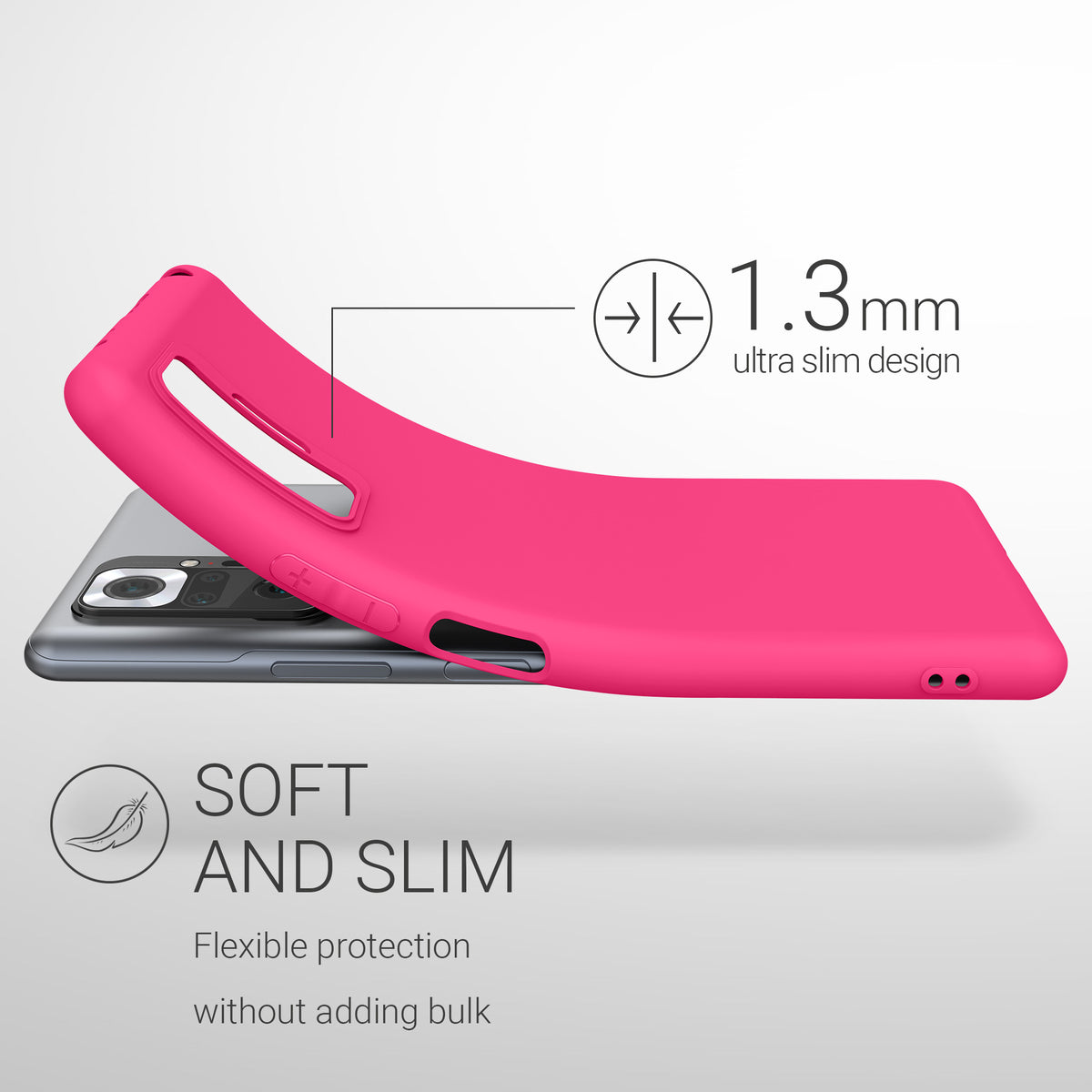 Xiaomi Redmi Note 10 Pro Phone Case Matt Silicone