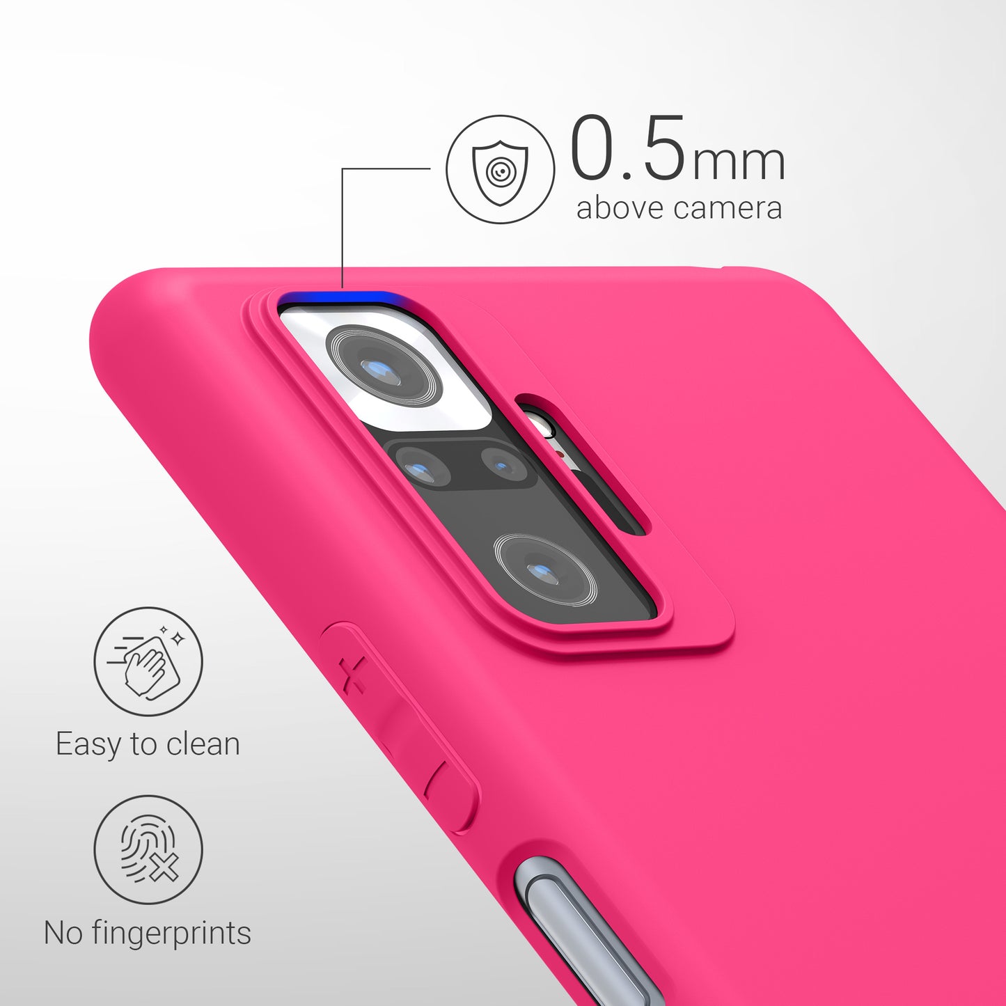 Xiaomi Redmi Note 10 Pro Phone Case Matt Silicone