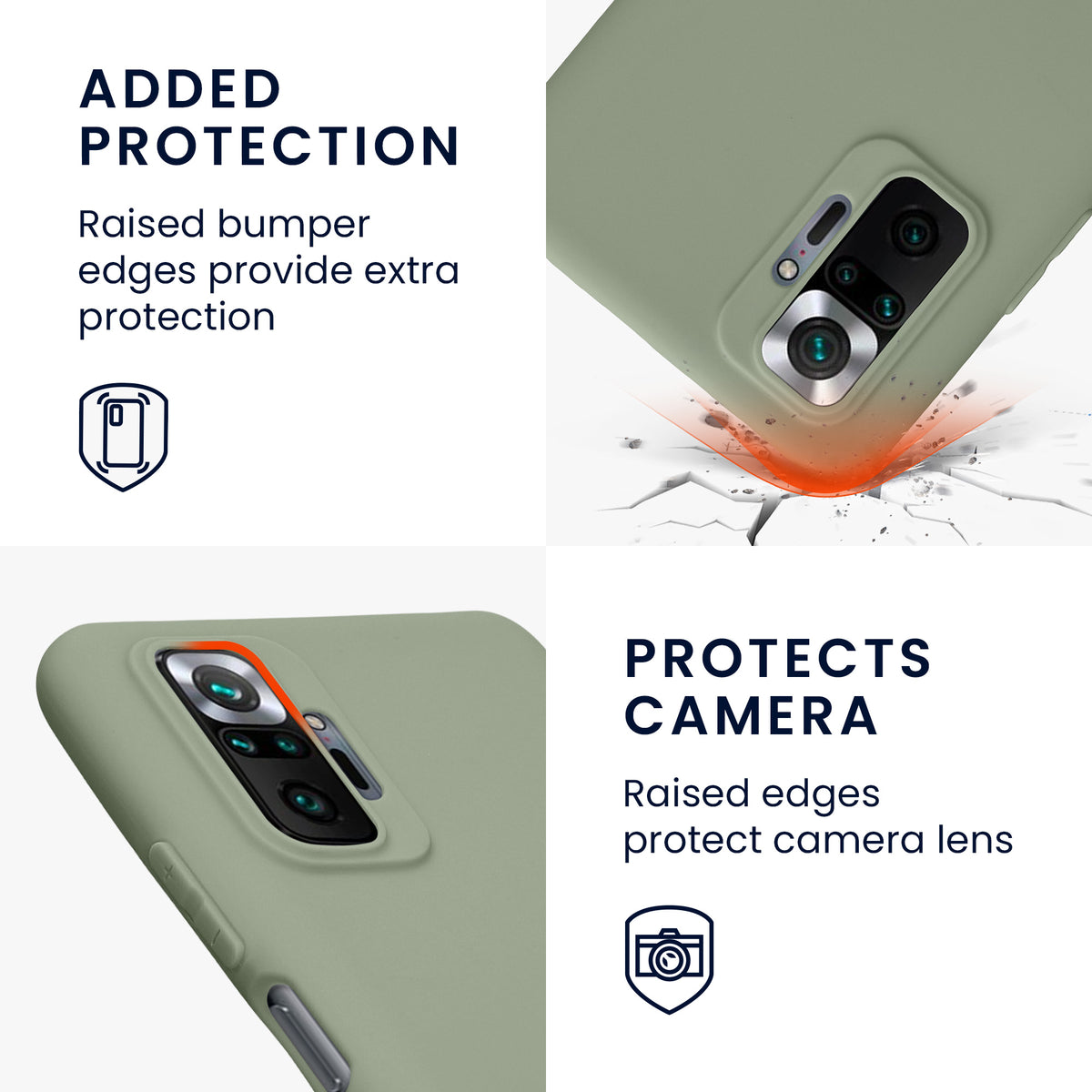 Xiaomi Redmi Note 10 Pro Phone Case Matt Silicone