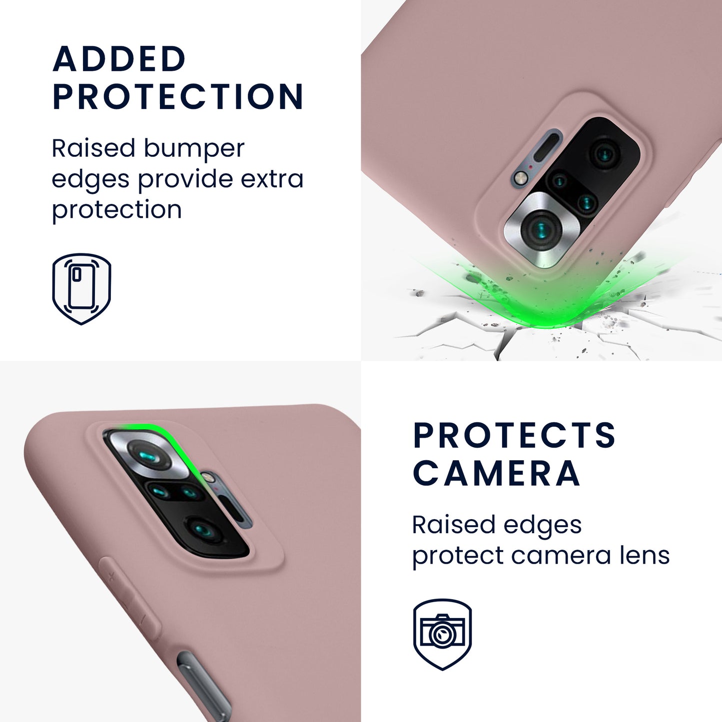 Xiaomi Redmi Note 10 Pro Phone Case Matt Silicone