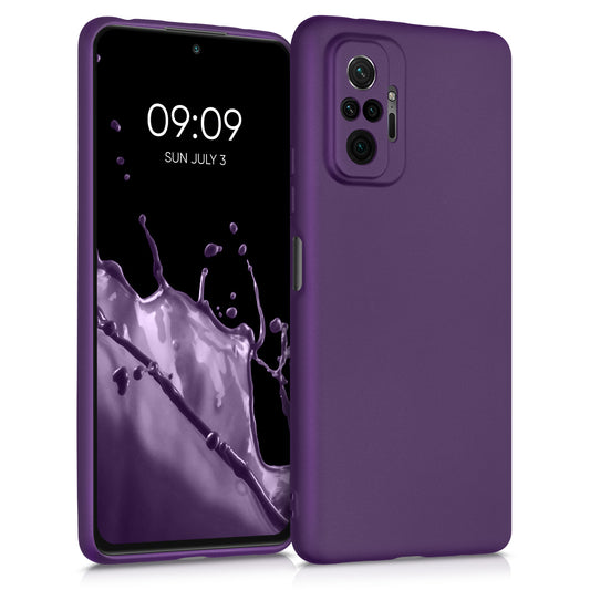 kwmobile Phone Case for Xiaomi Redmi Note 10 Pro Silicone Case Protective Cover