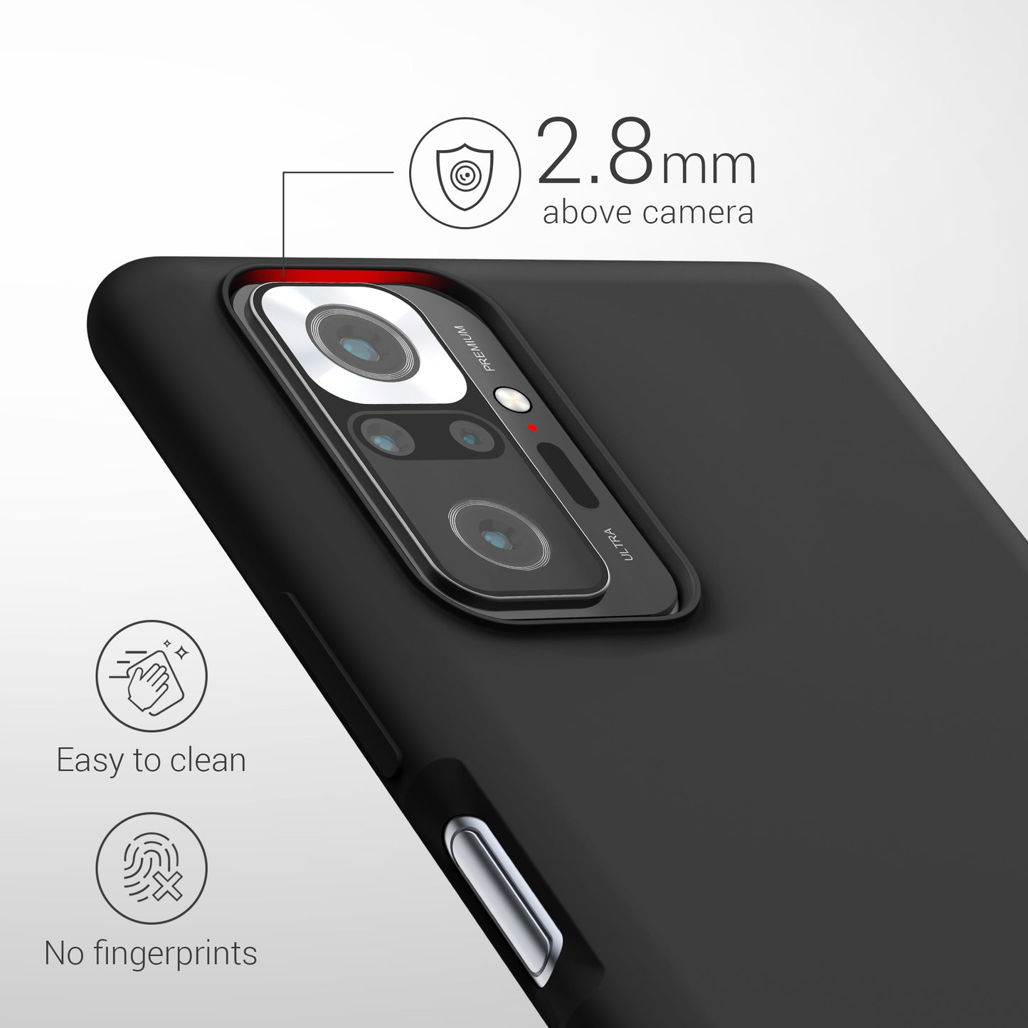 Xiaomi Redmi Note 10 Pro Silicone Phone Case Matt