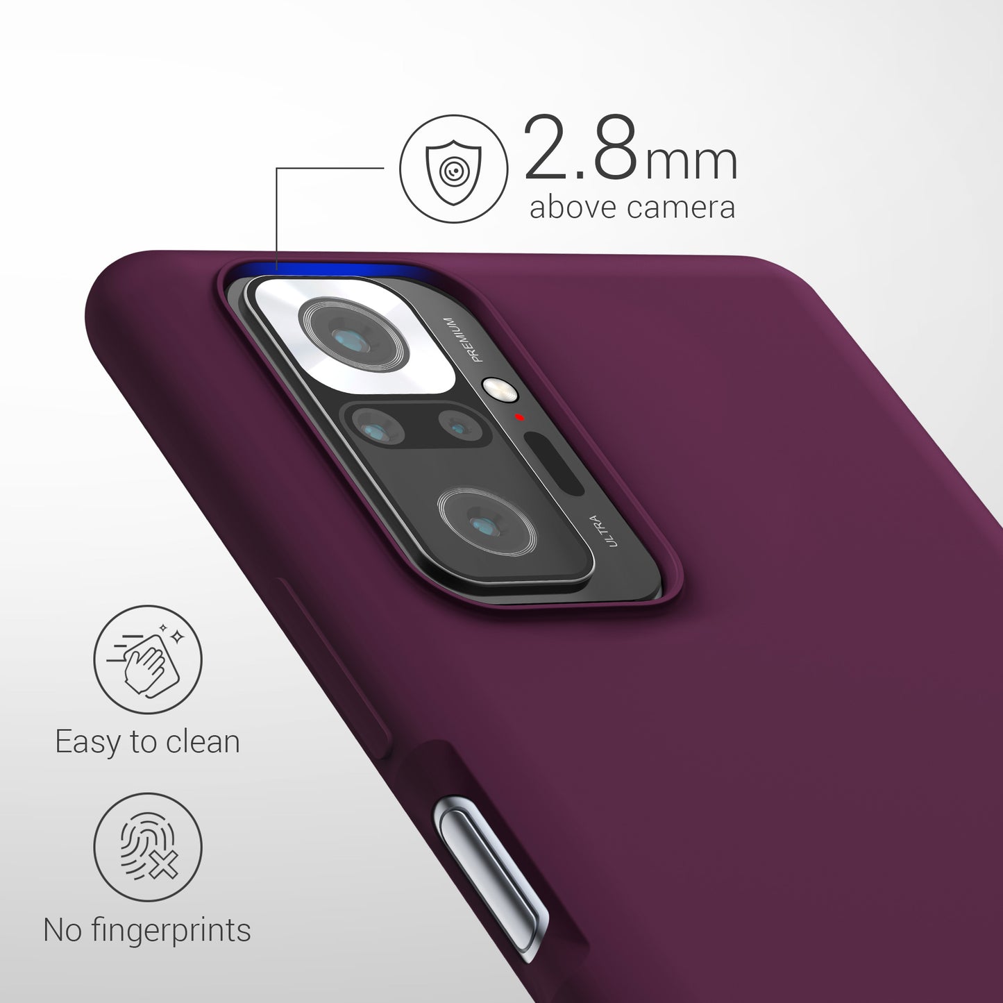 Xiaomi Redmi Note 10 Pro Silicone Phone Case Matt