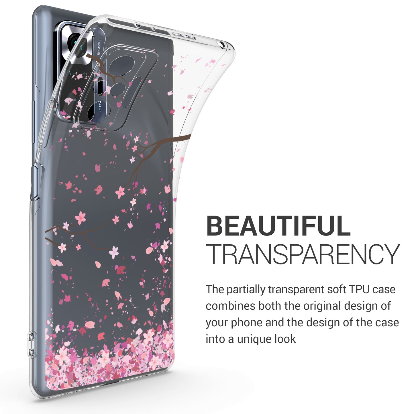 Redmi Note 10 Pro Clear Silicone Phone Case