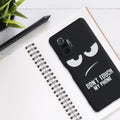 Xiaomi Redmi Note 10 Pro Silicone Phone Case Don't Touch My Phone