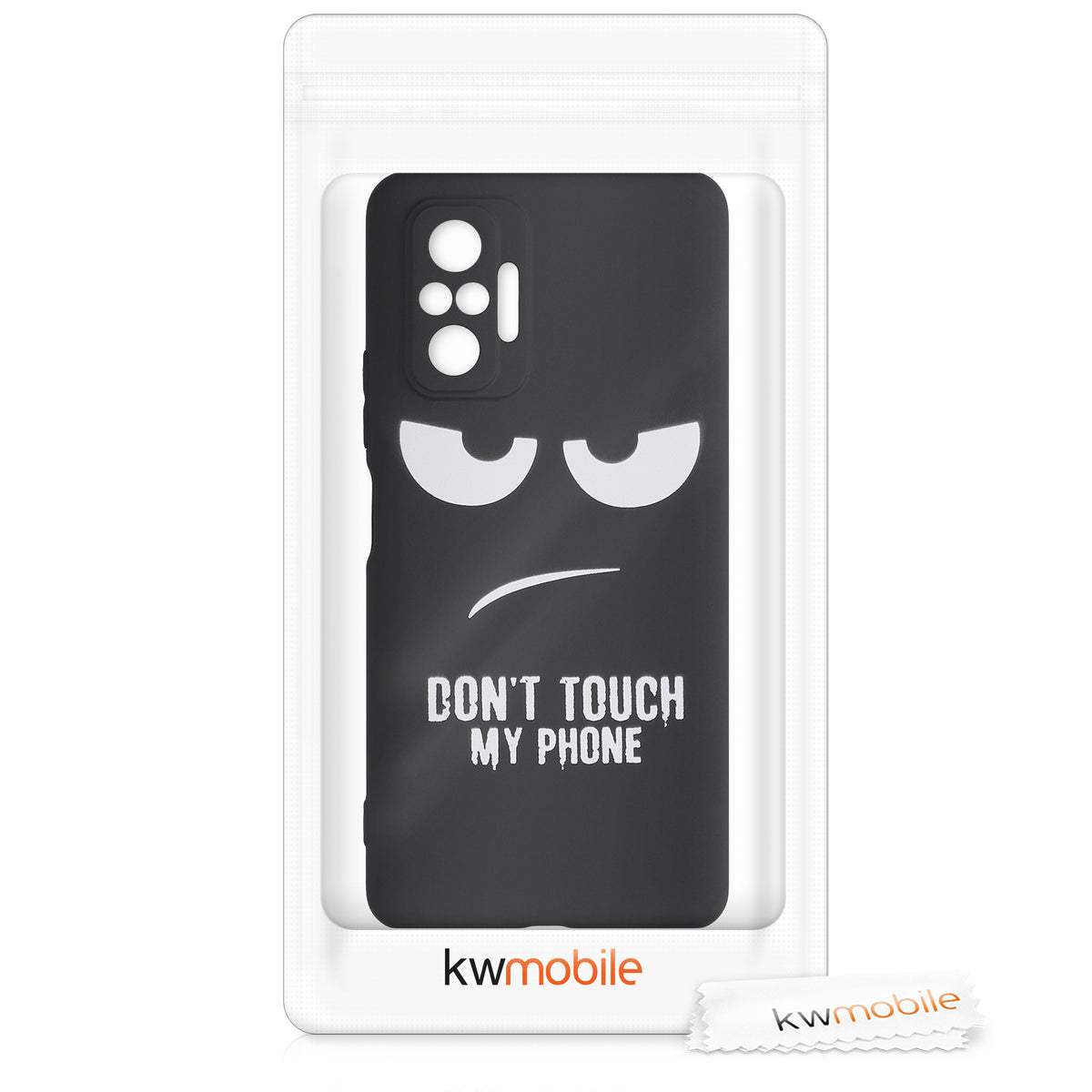Xiaomi Redmi Note 10 Pro Silicone Phone Case Don't Touch My Phone