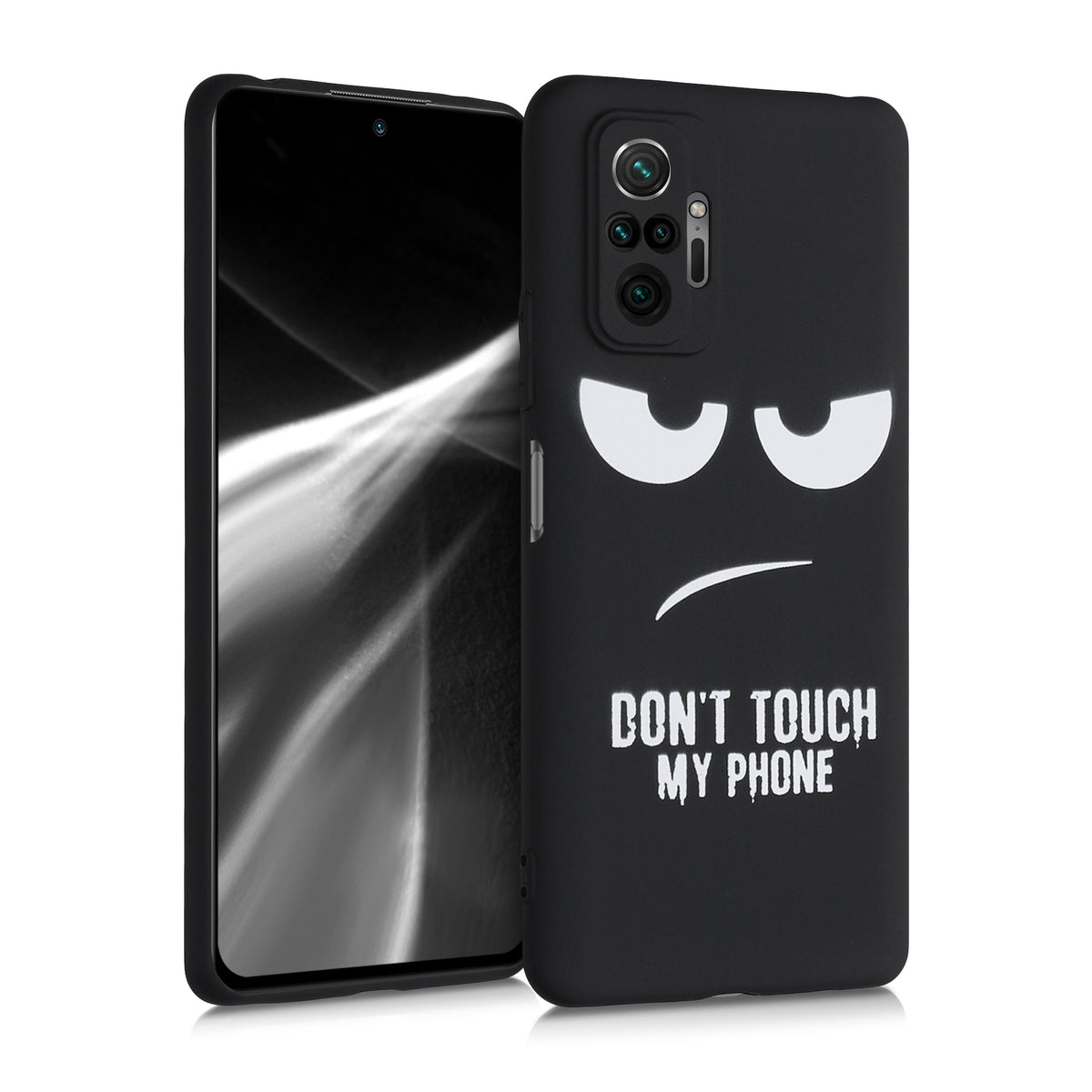 Xiaomi Redmi Note 10 Pro Silicone Phone Case Don't Touch My Phone