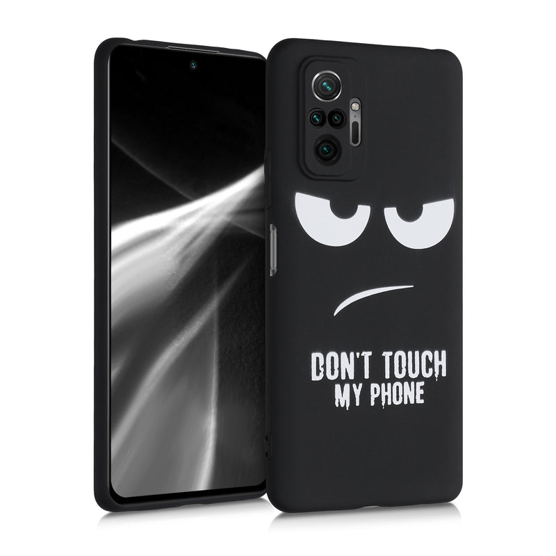 Xiaomi Redmi Note 10 Pro Silicone Phone Case Don't Touch My Phone