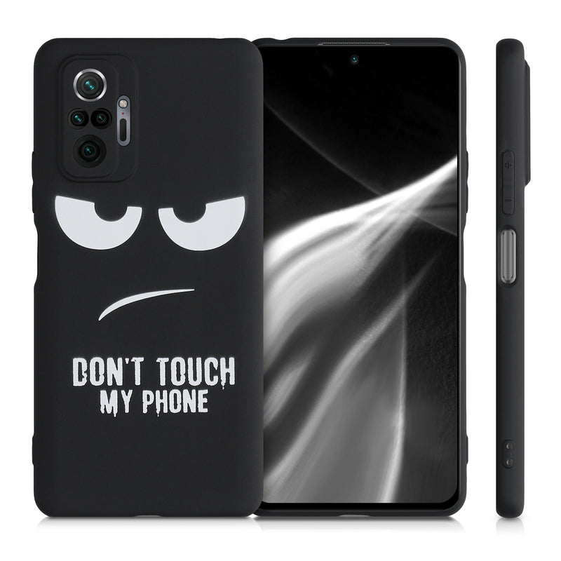 Xiaomi Redmi Note 10 Pro Silicone Phone Case Don't Touch My Phone
