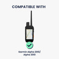 kwmobile Case compatible with Garmin Alpha 200i / Alpha 300i - Protective Cover for GPS Handheld Device