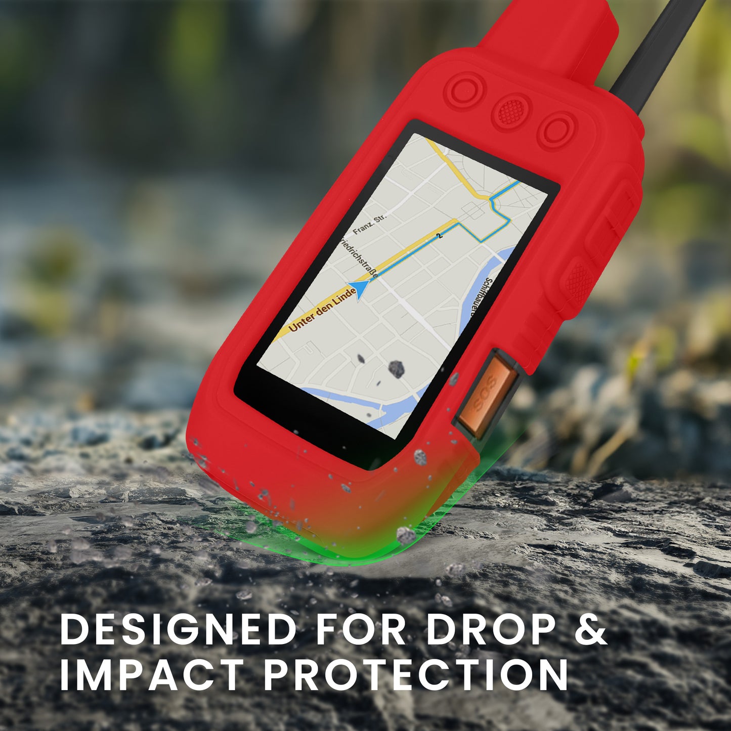 kwmobile Case compatible with Garmin Alpha 200i / Alpha 300i - Protective Cover for GPS Handheld Device