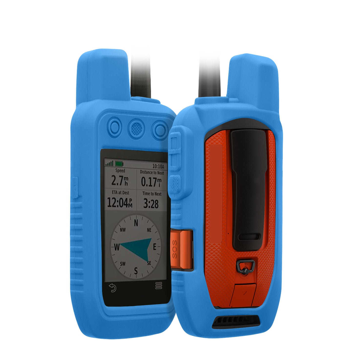 kwmobile Hülle für Garmin Alpha 200i / Alpha 300i Schutzhülle - Hülle für GPS Handgerät - Case in Blau Blau  