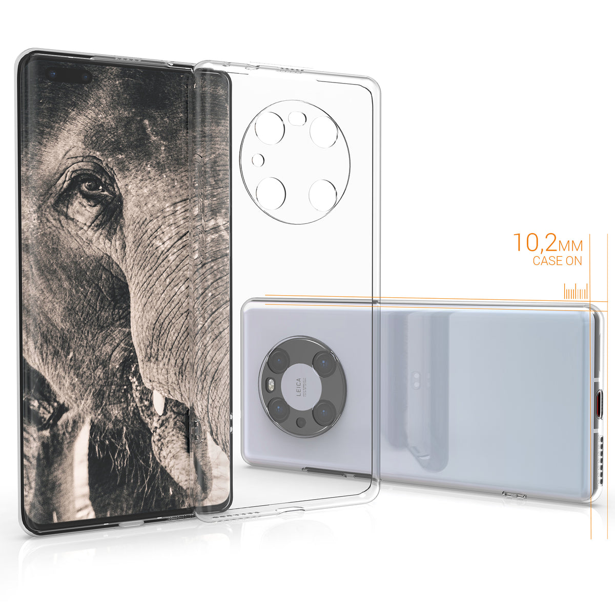 Crystal TPU Case for Huawei Mate 40 Pro Transparent