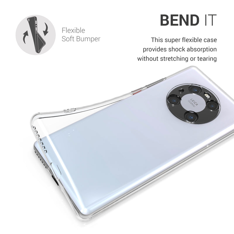 Crystal TPU Case for Huawei Mate 40 Pro Transparent