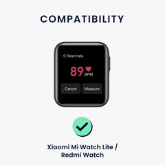 kwmobile Uhrenarmband für Xiaomi Mi Watch Lite / Redmi Watch Armband - Fitnesstracker Band Set - Ersatzarmband