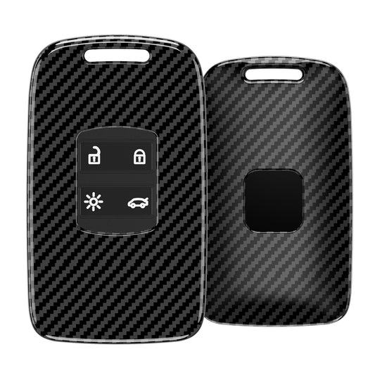 kwmobile Car Key Shell compatible with Renault 4-Button Smart Key (Keyless Go only) Hard Case Protective Cover Key Fob Cover