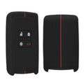Renault 4-Button Smartkey (Keyless Go only) Silicone Car Key Cover Honeycomb