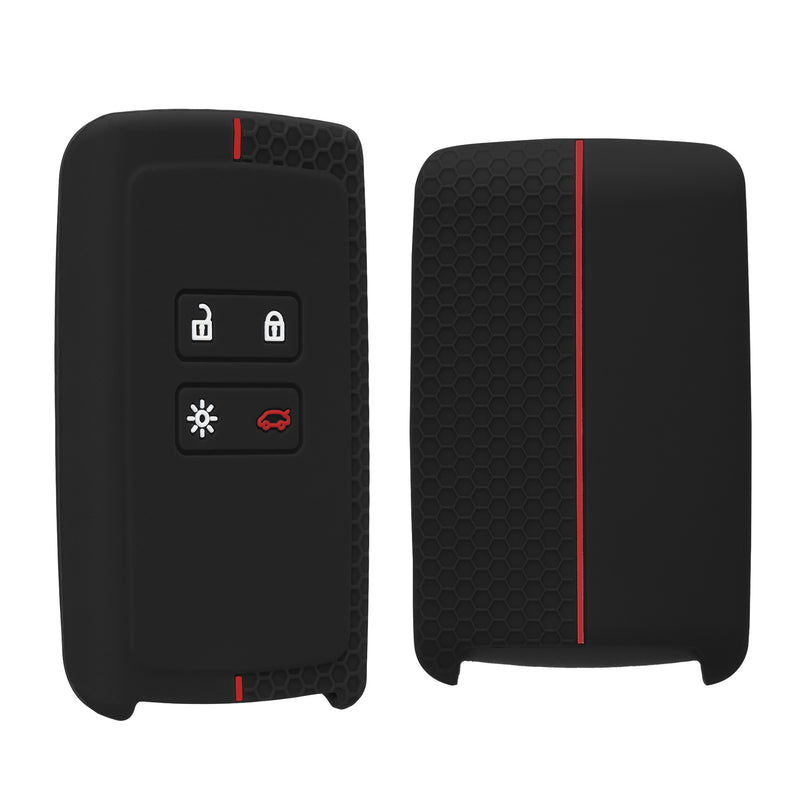 Renault 4-Button Smartkey (Keyless Go only) Silicone Car Key Cover Honeycomb