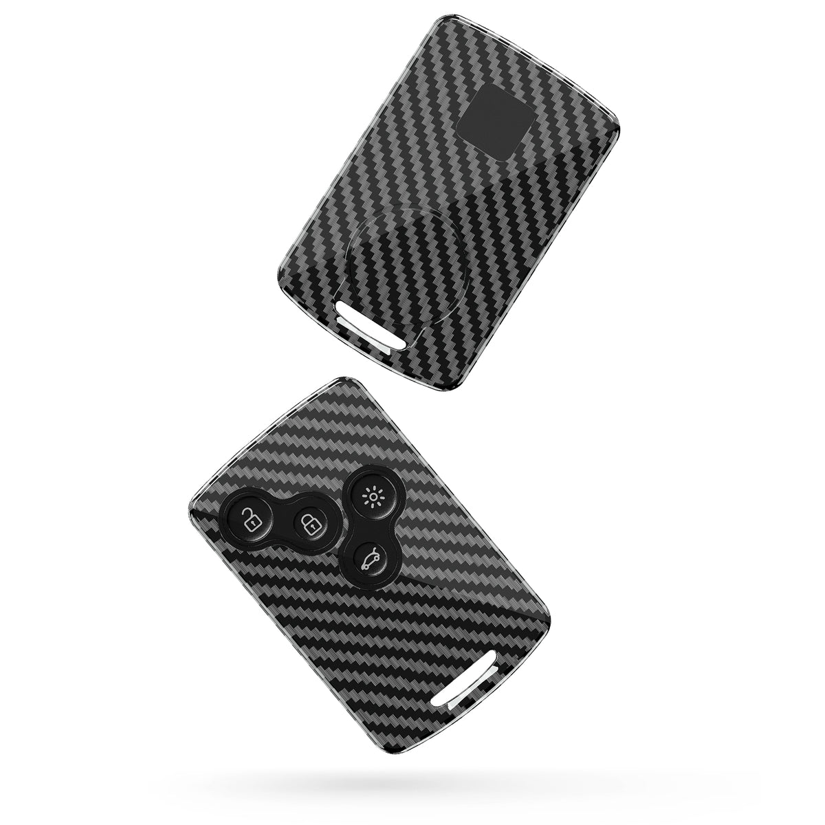 Renault 4-Button Card Hardcover Car Key Cover (Keyless Go only)