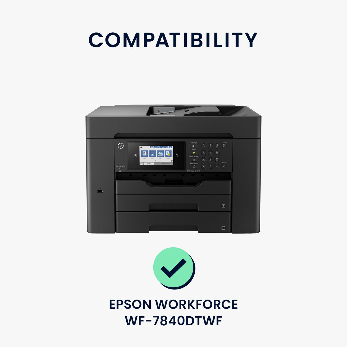 Dust Cover for Epson WorkForce WF-7840DTWF / WF-7310DTW