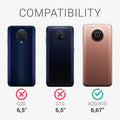 kwmobile Displayschutzfolie kompatibel mit Nokia X20 / X10 Folie Set - Kristallklar - Displayschutz