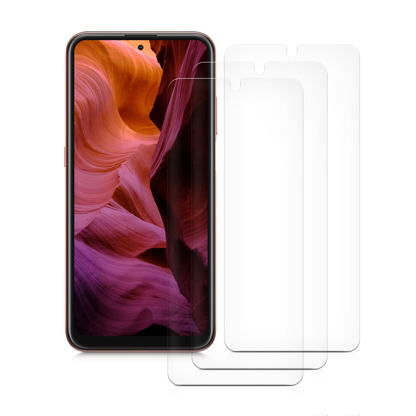 kwmobile Displayschutzfolie kompatibel mit Nokia X20 / X10 Folie Set - Kristallklar - Displayschutz