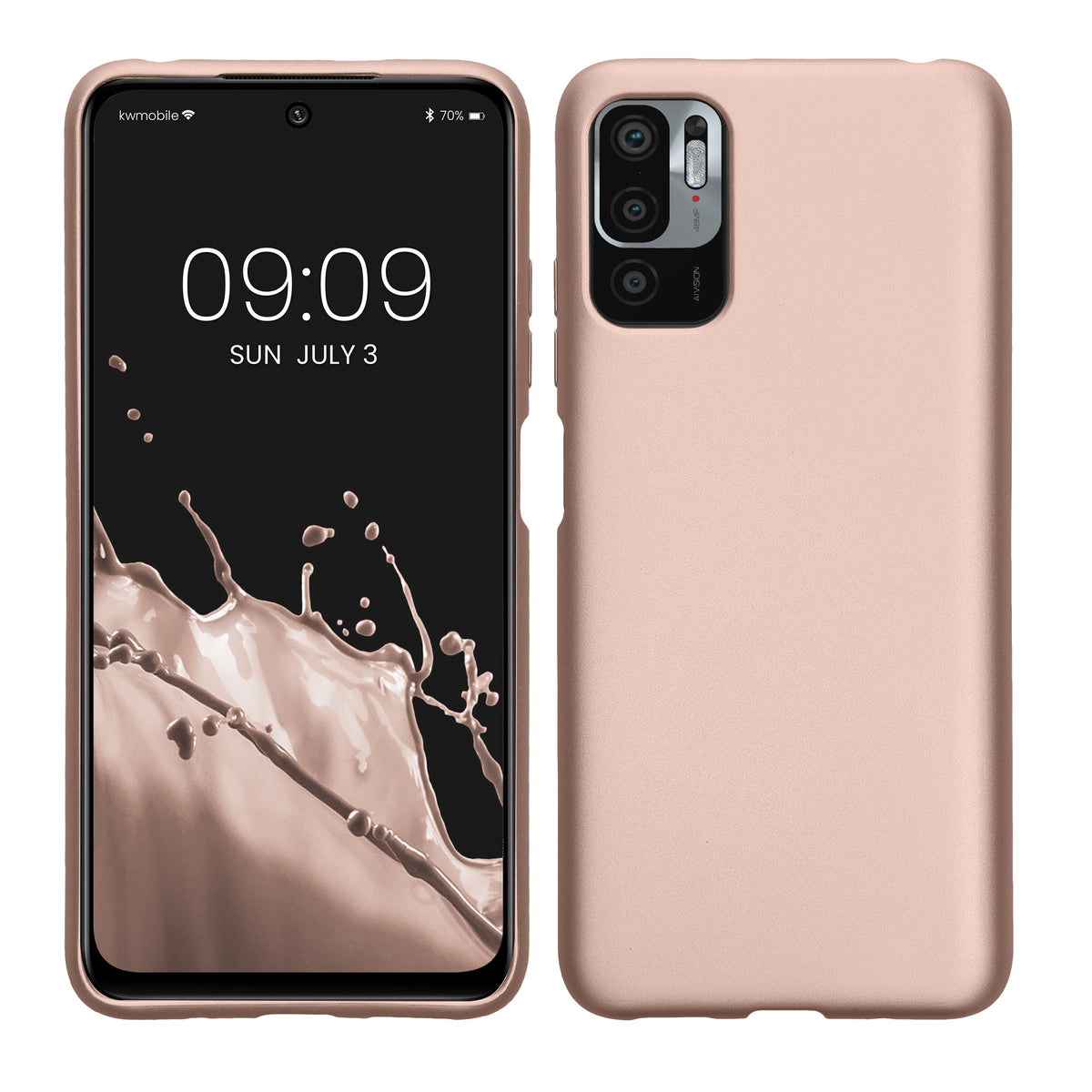 Xiaomi Redmi Note 10 5G Silicone Phone Case Metallic