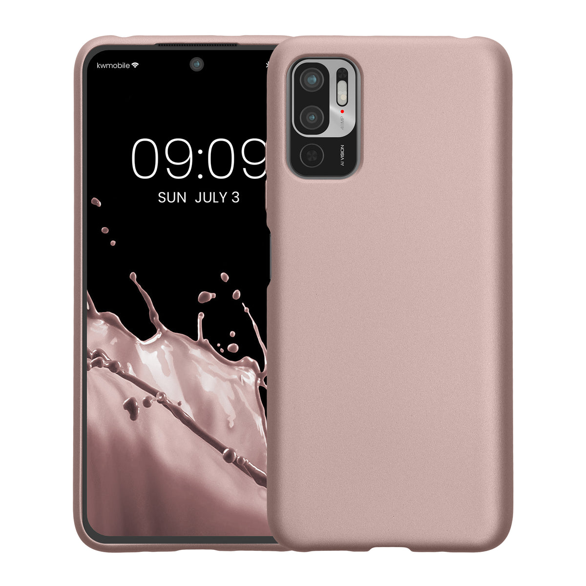 Xiaomi Redmi Note 10 5G Silicone Phone Case Metallic