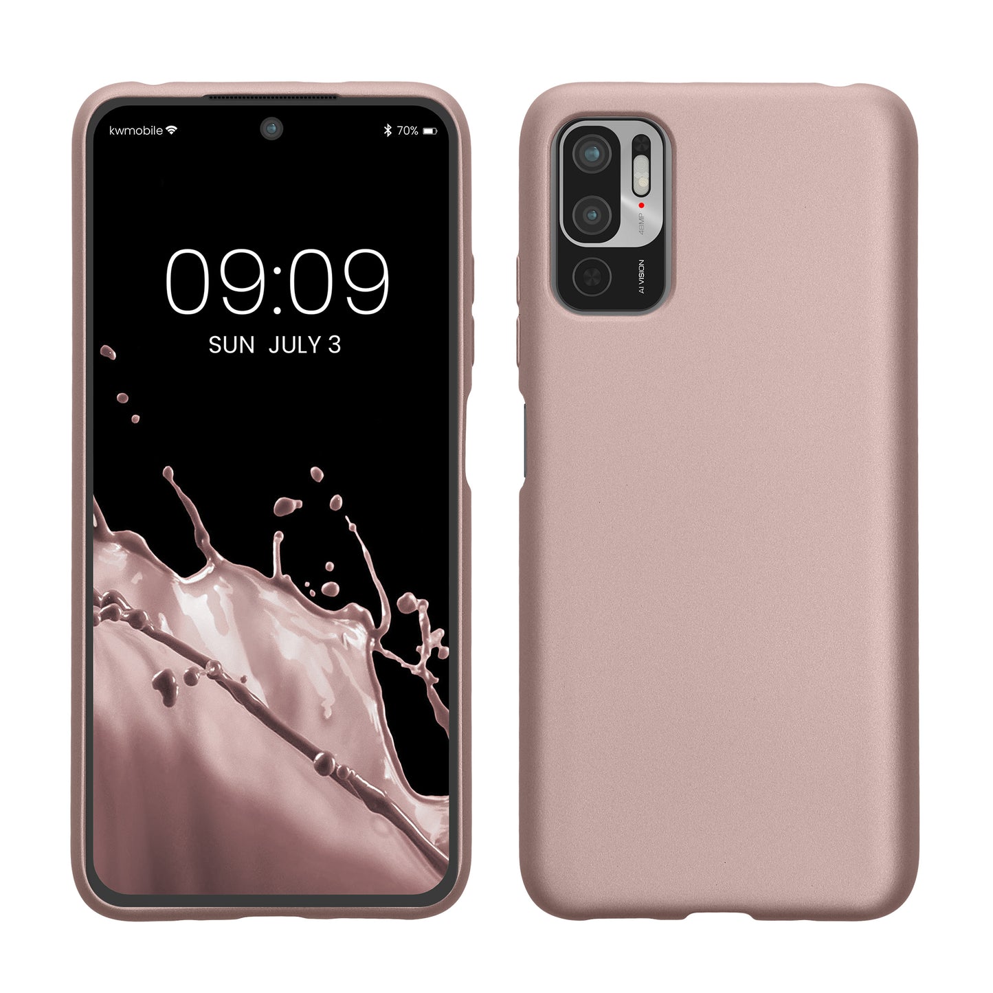Xiaomi Redmi Note 10 5G Silicone Phone Case Metallic