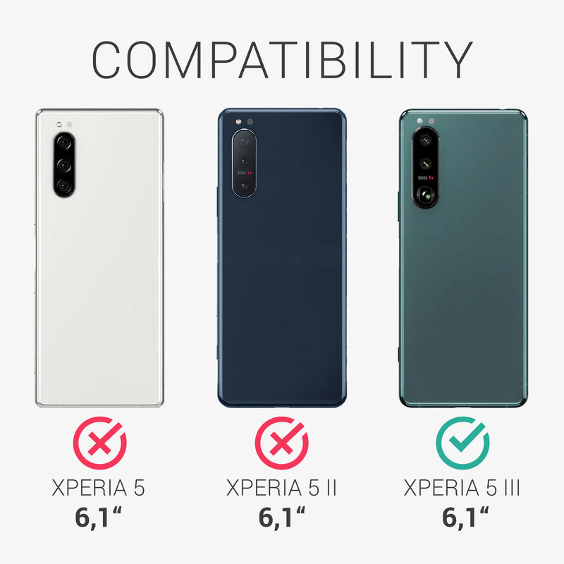 kwmobile Case Compatible with Sony Xperia 5 III Cell Phone Case