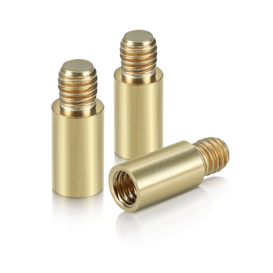 kwmobile 3x Dart Gewicht Schrauben 1,5g - 2BA Gewinde aus Messing - Dartpfeil Zubehör Schraubgewicht in Gold Gold  [dsg01]