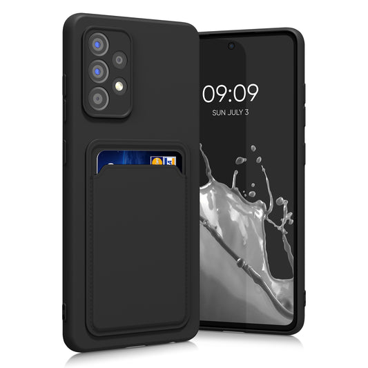 kwmobile Phone Case Compatible with Samsung Galaxy A52 / A52 5G / A52s 5G Case - Phone Cover with Card Slot