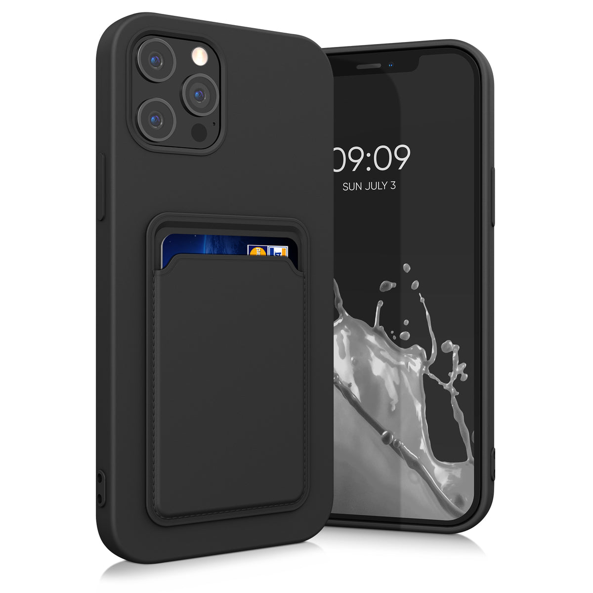 iPhone 12 Pro Max Wallet Case Matt Silicone