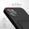 iPhone 12 Pro Max Wallet Case Matt Silicone