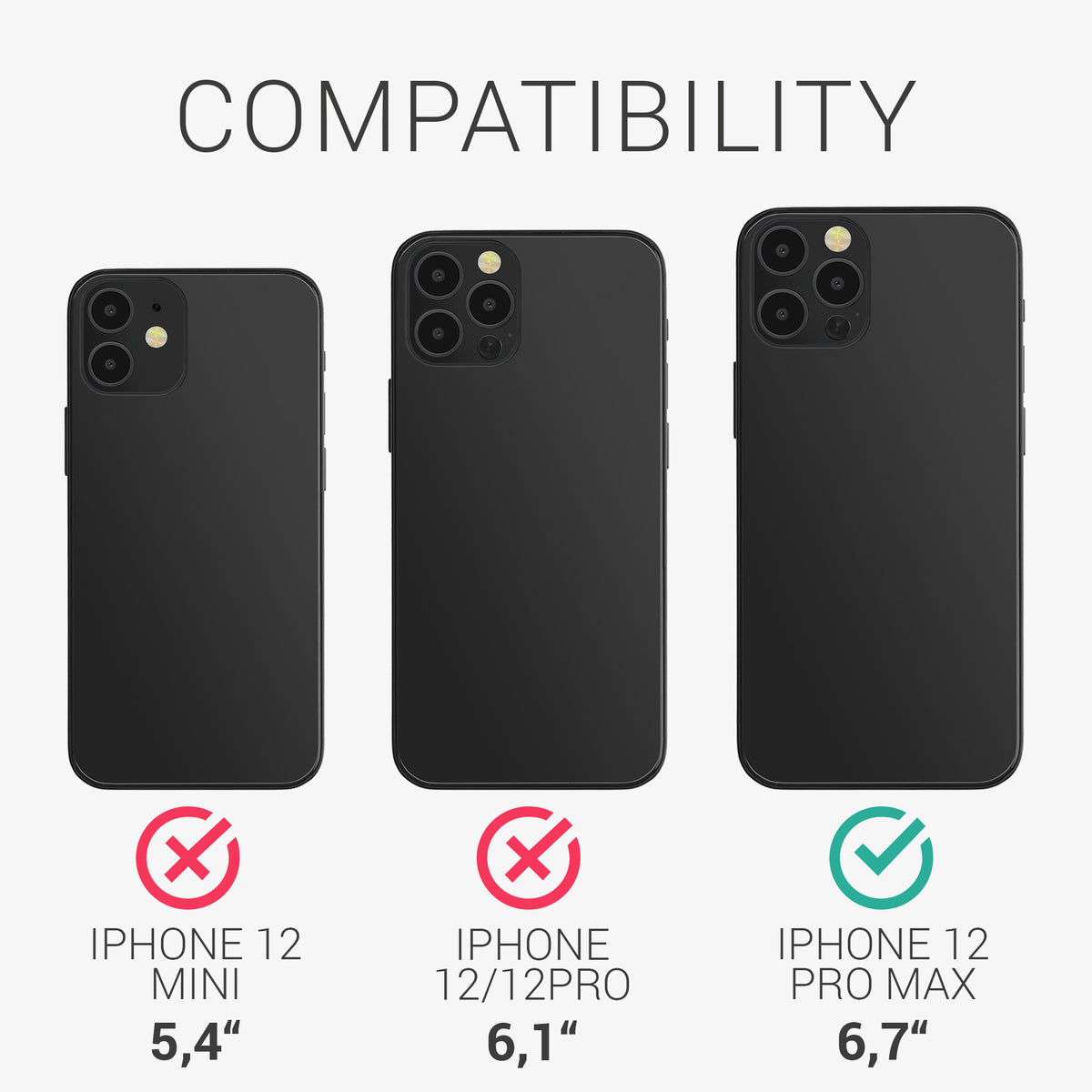 iPhone 12 Pro Max Wallet Case Matt Silicone