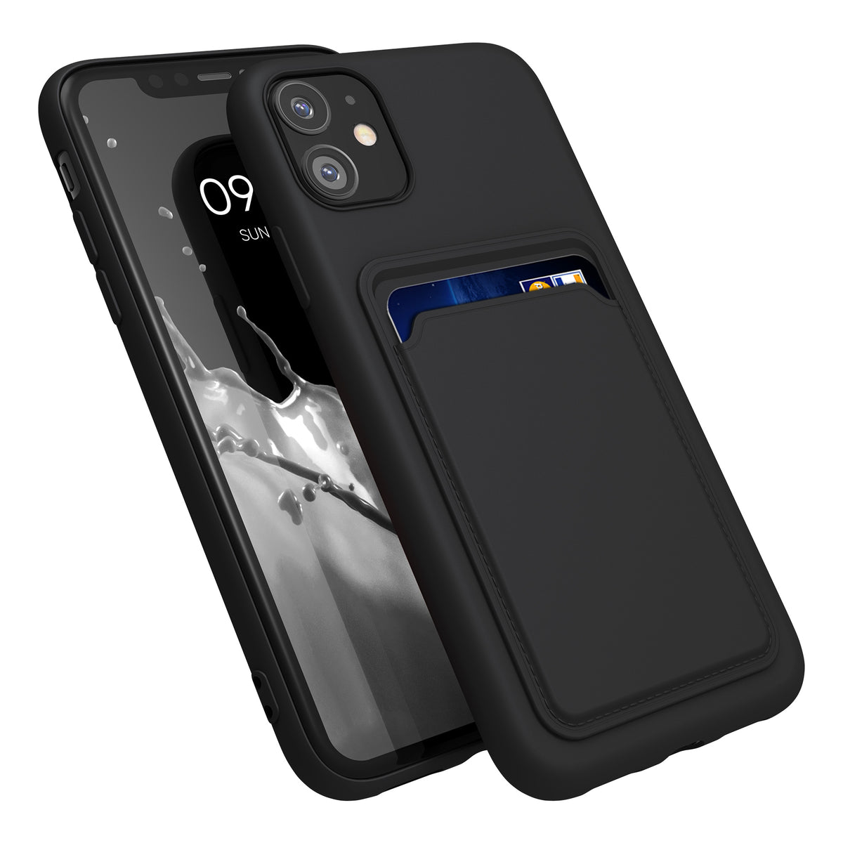 iPhone 11 Wallet Case Matte Silicone