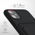 iPhone 11 Wallet Case Matte Silicone