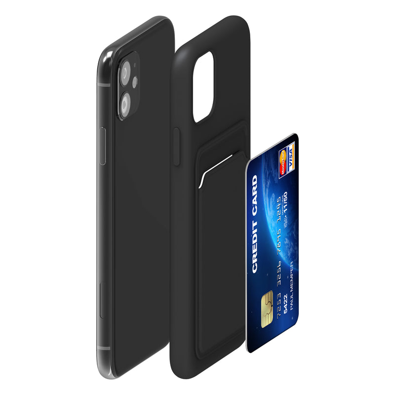 iPhone 11 Wallet Case Matte Silicone