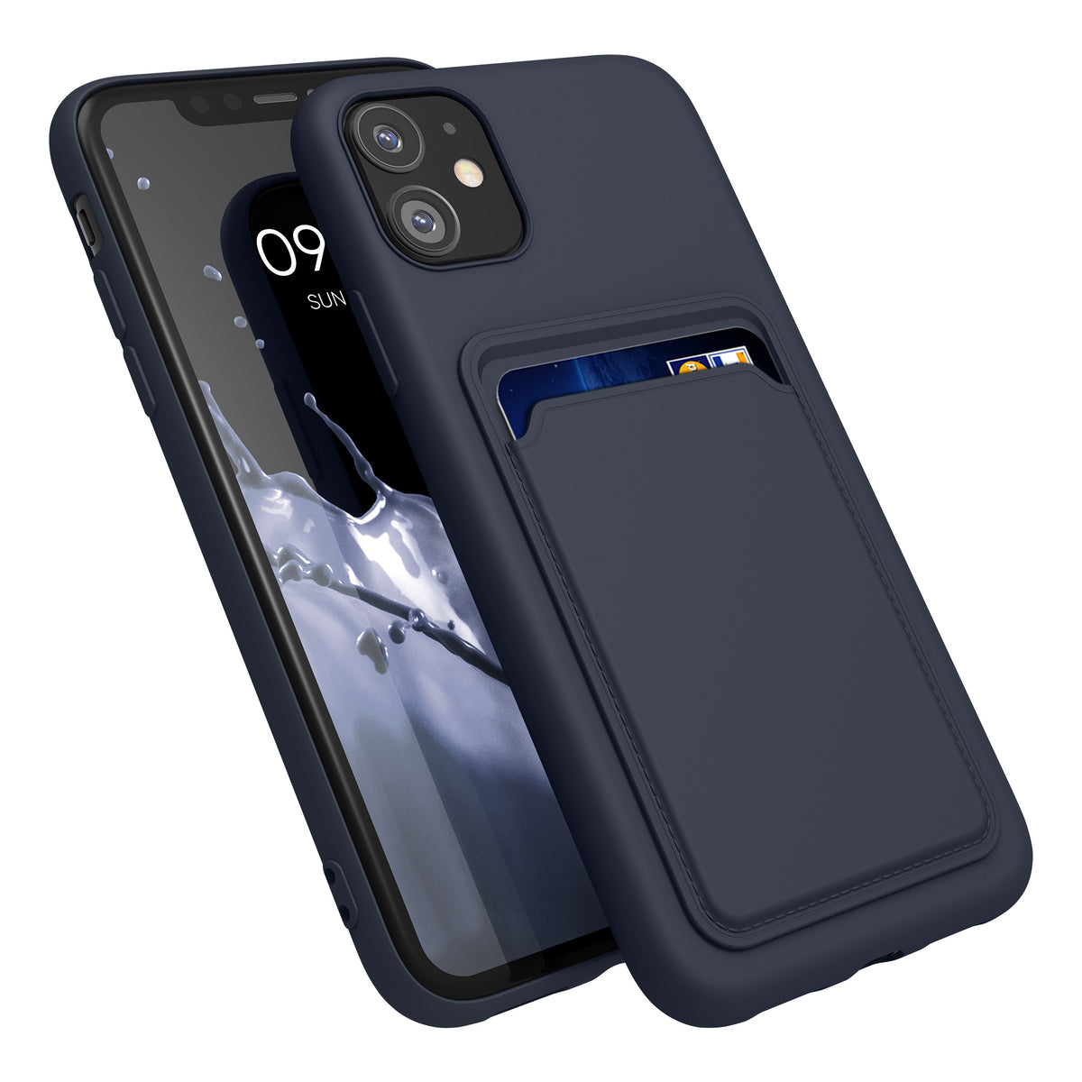 iPhone 11 Wallet Case Matte Silicone