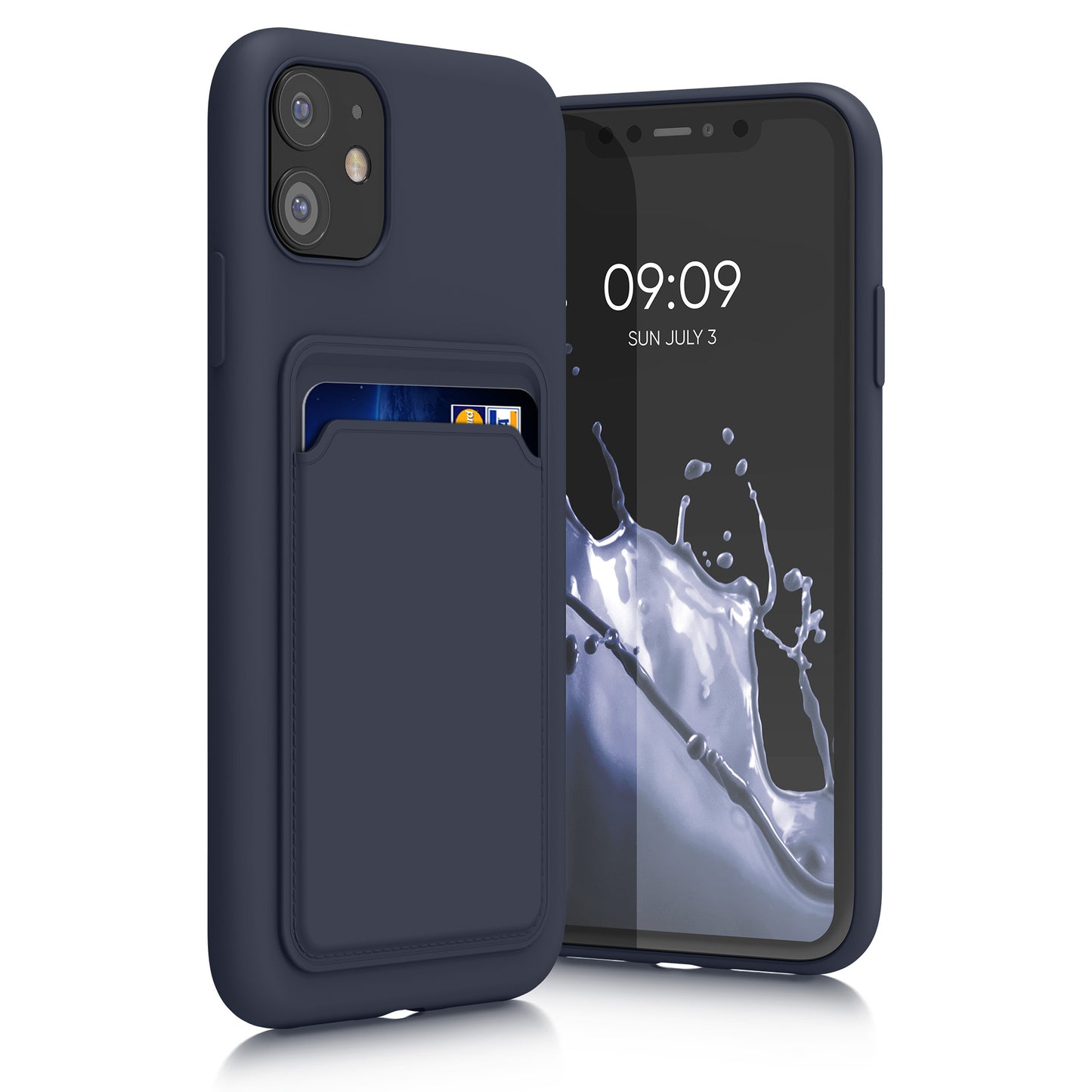 iPhone 11 Wallet Case Matte Silicone