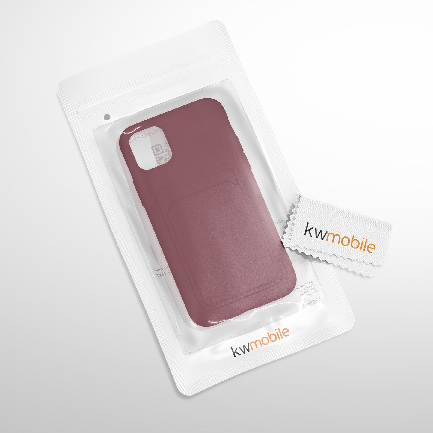 iPhone 11 Wallet Case Matte Silicone